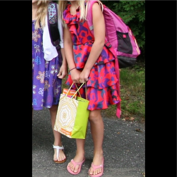 Dkny Other - Donna Karen DKNY Girls Ruffle Tier Dress Size M